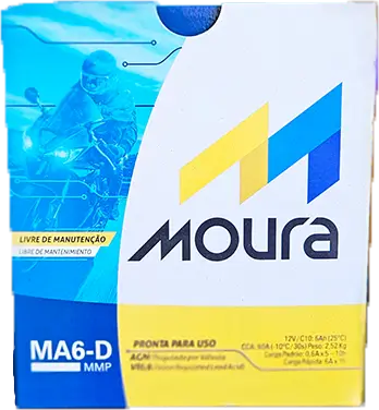 Bateria de moto Moura