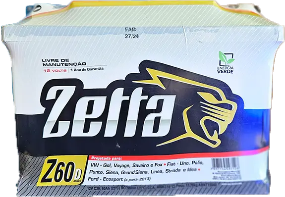 Bateria de Carro Zetta